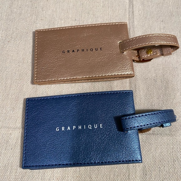 Graphique luggage tags. Like new condition - Picture 3 of 3